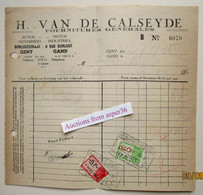 Autos - Motos - Nijverheid - Industries, H. Van De Calseyde, Borluutstraat Gent 1948 - 1900 – 1949