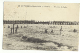 14/ CPA A - Courseulles Sur Mer - L'Heure Du Bain - Courseulles-sur-Mer