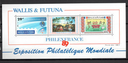 WALLIS ET FUTUNA  BLOC  N° 4   NEUF SANS CHARNIERE  COTE 29.00€     DROITS DE L'HOMME - Blocks & Sheetlets