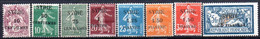 Syrie: Yvert 105/121*; 8 Valeurs - Unused Stamps