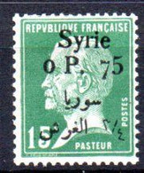 Syrie: Yvert 143*; Variété Sans Virgule  Après Le 0 - Unused Stamps