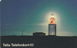 Sweden, 60.048, Hållö Fyr, Lighthouse, 2 Scans. - Phares