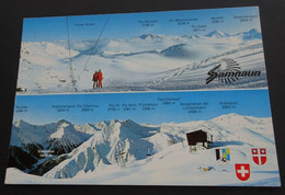 Samnaun 1850 M - Panorama Skilift Viderjoch Und Alp Trida Sattel - Rud. Suter, Oberrieden-Zürich - # 1633 - Samnaun