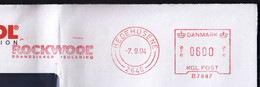 Denmark Hedehusene 2004 / ROCKWOOL, Firesafe Insulation, Fire / Machine Stamp ATM - Maschinenstempel (EMA)