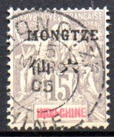 Mong-Tzeu: Yvert N° 6; Oblitération Choisie - Used Stamps