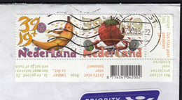 Netherlands 2004 / Fruits, Banana Strawberry / Weightlifting - Lettres & Documents