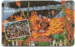 Barbados - C&W (GPT) - Crop Over 95, 250CBDC (Normal 0), 1996, 40.000ex, Used - Barbados (Barbuda)