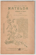 1910- Adelaide Bernardini, Moglie Di Luigi Capuana-Foto E Autografo Della Scrittrice Poetessa-sc7-Libro Opuscolo Matelda - Collectors Manuals