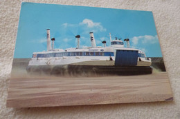 BELLE CARTE "L'HOVERCRAFT SR N 4" .....ENTRE DOUVRES ET LE PORTEL - Hovercrafts