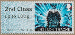 GB 2018 Game Of Thrones Post And Go 2nd Class Issue Code 015207 Used [32/210/ND] - Post & Go Stamps