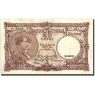 Billet, Belgique, 20 Francs, 1948, 1948-09-01, KM:116, TB - 20 Franchi