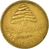 Monnaie, Lebanon, 5 Piastres, 1970, TTB, Nickel-brass, KM:25.1 - Liban