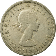 Monnaie, Grande-Bretagne, Elizabeth II, 1/2 Crown, 1956, TB+, Copper-nickel - K. 1/2 Crown