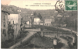 CPA-Carte Postale France Largentière    Chemin Neuf Et Pont Barante 1908 VM55854ok - Largentiere