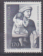 Y0723 - ITALIA Ss N°1429 - ITALIE Yv N°1361 ** PEINTURE - 1971-80:  Nuovi