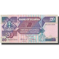 Billet, Uganda, 20 Shillings, 1987, 1987, KM:29b, NEUF - Ouganda