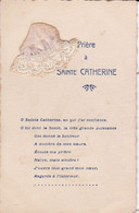 ¤¤    -   Carte à Système Double  -  Prière à SAINTE-CATHERINE  -  Bonnet De Ste-Catherine  -  Prénom   -   ¤¤ - Sainte-Catherine