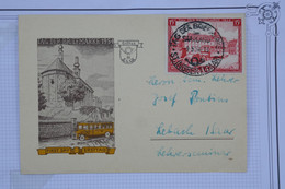 BE5 SAAR BELLE  LETTRE FDC  1954 SAARLAND   LEBACH +TAG DER BRIEFE+++  +AFFRANCH. PLAISANT - FDC