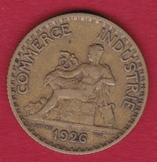France 1 Franc Chambre De Commerce - 1926 - Andere & Zonder Classificatie