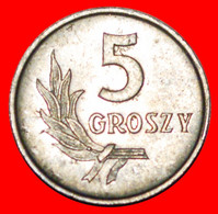 * SOCIALIST STARS ON EAGLE (1958-1972): POLAND ★ 5 GROSZES 1972 MINT LUSTRE!  LOW START ★ NO RESERVE! - Pologne