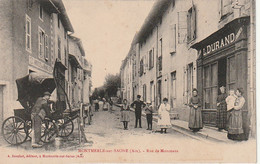 *** 01  ***   MONTMERLE Sur SAÔNE  Rue De Monceaux  Neuve Excellent état Superbe Caleche  Fiacre - Unclassified