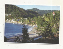 Cp, Guadeloupe, Le Village De DESHAIES , Couleurs Des Antilles ,écrite , Photo J. Boisberranger - Other & Unclassified