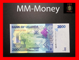 UGANDA 2.000  2000 Shillings  2010  "serial AA"   P.  50  UNC - Uganda