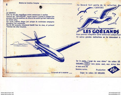 BUVARD CAHIER LES GOELANDS Avion La Caravelle - Stationeries (flat Articles)
