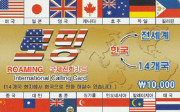 PREPAID PHONE CARD COREA SUD  (CV3708 - Korea (Süd)