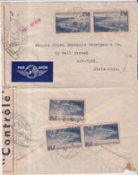 1940 - MONACO - ENVELOPPE CENSURE ! => USA "SUPPOSE CONTENIR OBJET SOUMIS AU DECRET 8389..." !! - Brieven En Documenten