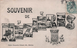 CPA Souvenir De Mezières - Clichés Charpentier Richard Edit - Carte Multivues - Gruss Aus.../ Gruesse Aus...