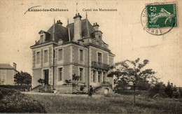 Cp, 86, Lussac-les-Châteaux, Castel Des Marronniers, Voyagée - Lussac Les Chateaux