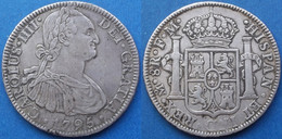 MEXICO - Silver 8 Reales 1795 Mo FM KM# 109 Spanish Colony, Carlos IV (1788-1808) - Edelweiss Coins - Mexique