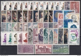 ESPAÑA 1970 Nº 1949/2007 AÑO COMPLETO, NUEVO,MNH ** CON TRAJES,59 SELLOS - Volledige Jaargang