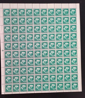 INDIA 1965-1967 4th Series Definitive 50p Mangoes (watermark Ashoka) Full Sheet MNH Rare To Find Full Sheet - Gebraucht
