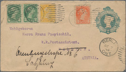 Canada - Postal Stationery: 1895 Postal Stationery Envelope 2c. Used From Berlin - 1903-1954 Reyes