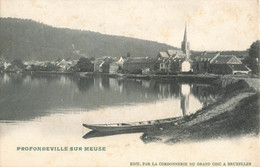 CPA - Belgique - Profondeville Sur Meuse - Publicité Cordonnerie Du Grand Chic - Profondeville