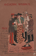 CPA Illustrateur Raphael Kirchner - La Guerre Amusante - Paix - Oblitéré à Huy En 1903 - Kirchner, Raphael