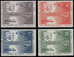 473/476** - Congrès De L' / Congres Van De / Kongress Von / Congress Of - U.P.U. - CONGO - Unused Stamps