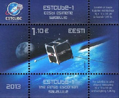 Estonia Estland 2013 The First Estonian Satellite Block Mint - Europa