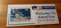 Prepaid Phonecard USA, Amerivox - Christmas - Mint - Amerivox