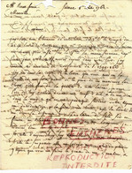 1762 NAVIGATION NEGOCE COMMERCE LAINE SMRYNE   Par BENAZET  à SAISSAC CASTELNAUDARY Pour ROUX FRERES à MARSEILLE - ... - 1799