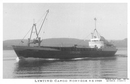 Delcampe - ¤¤    -  Carte-Photo Du Bateau De Commerce "  LYSTIND  "   -  Cargo De Norvège    -   ¤¤ - Handel