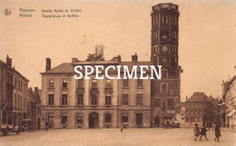 Delcampe - Groote Markt En Belfort - Menen - Menen