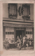 Delcampe - CPA Photo D'un Restaurant E Balligand - Très Animé - Terrasse Du Restaurant - Restaurants