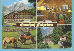 Delcampe - Italia-Italy-Italie-Hafling-Avelengo-Meran-Merano-Bolzano-Trentino-Alto Adige-Gasthof- "Falzeben"-Cavalli Horse-Horses - Merano