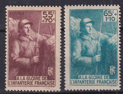 FRANCE 1938 - MNH - YT 386, 387 - Unused Stamps