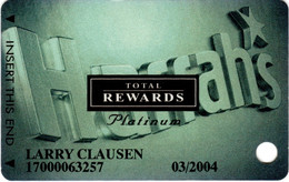 Carte De Casino : Harrah's Total Rewards Platinum - Tarjetas De Casino