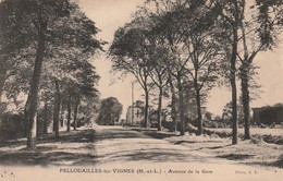 PELLOUAILLEs-les-VIGNES. - Avenue De La Gare - Autres & Non Classés