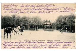 Delcampe - PARIS 16° --1903-- Bois De BOULOGNE -- Pavillon Chinois   ( Animée) ......carte Précurseur........à Saisir - Paris (16)